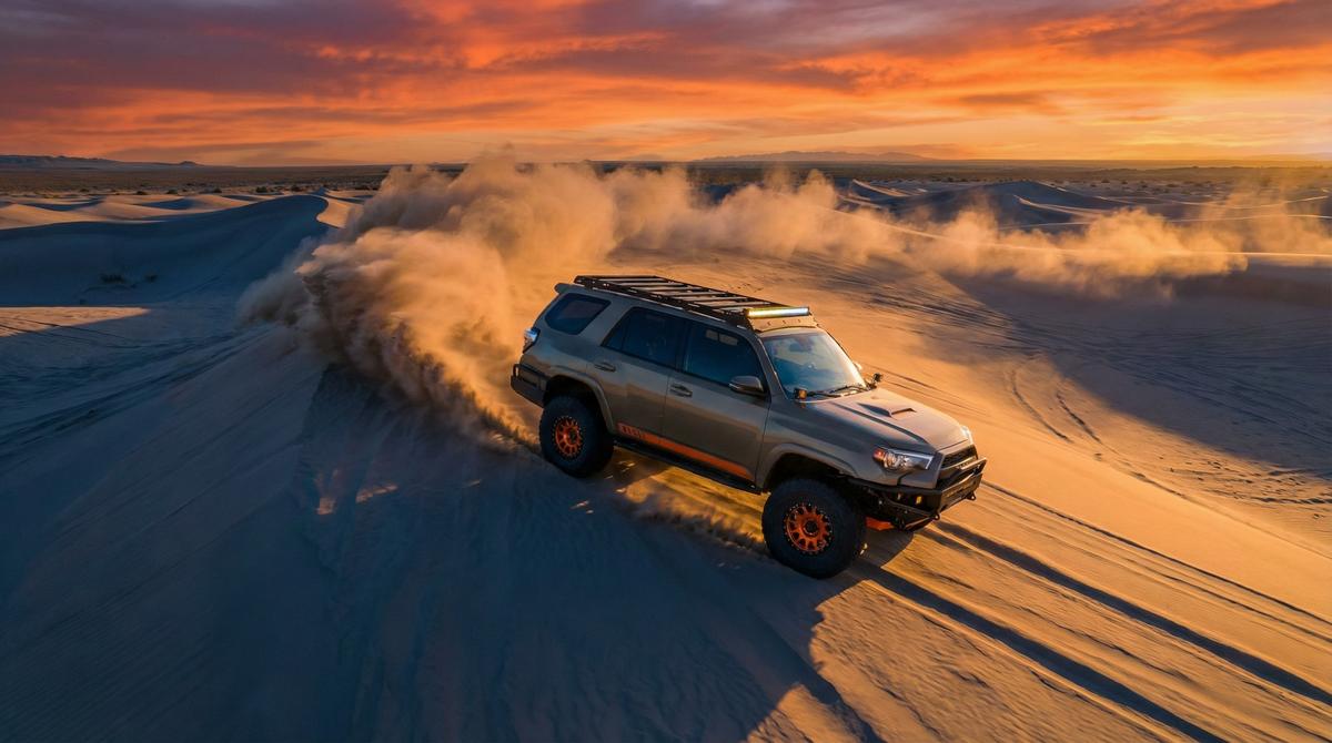 抖荫短视频越野车改装视频 - 沙漠穿越实录